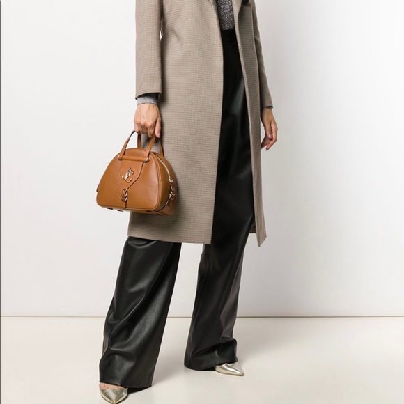 **SOLD** JIMMY CHOO Small Leather Varenne Bowling Bag - Picture 10 of 10